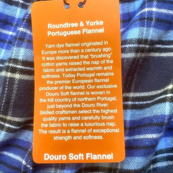 NWT Roundtree & Yorke Portuguese Flannel Pants XL - Picture 3 of 9